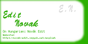 edit novak business card